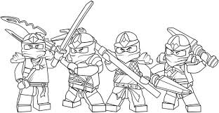 Lego NinjaGo kolorowanki